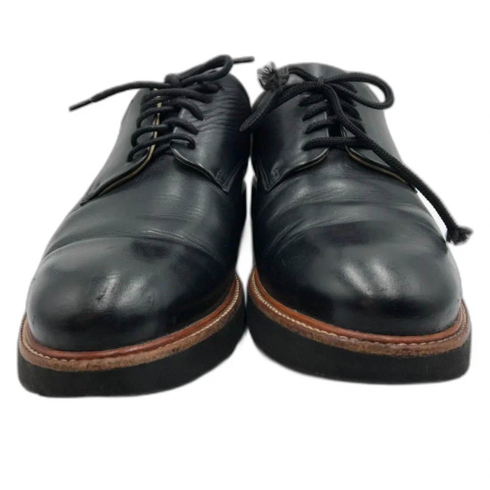 Samuel Hubbard Vibram Men's Black Leather Oxford Lace Up Shoes Size 10.5